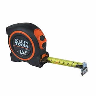 Klein Tools 7.5 m Tape Measure Magnetic Double Hook