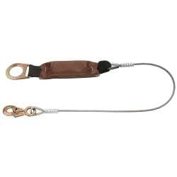 Deceleration Unit with Aircraft-Cable Lanyard  D-Ring