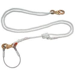 Klein Tools Nylon-Filament Rope Lanyard  Adjustable Length and Wire Pigtail - 24''