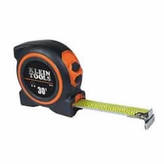 Klein Tools Nylon-Coated 30' Magnetic Tape Measure with Built-In Shock Absorber