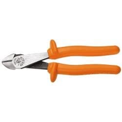 8'' Insulated High-Leverage Diagonal-Cutting Pliers - Angled Head
