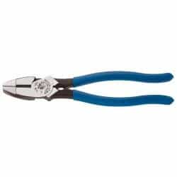 9'' High-Leverage Side-Cutting Pliers - Lineman's Bolt-Thread Holding