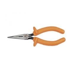 6'' Insulated Standard Long-Nose Pliers - Side-Cutting