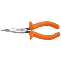 7'' Insulated Standard Long-Nose Pliers - Side-Cutting