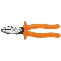 9'' Insulated High-Leverage Side-Cutting Pliers - Connector Crimping
