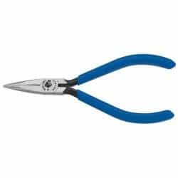 4'' Midget Long-Nose Pliers - Slim Nose with Spring