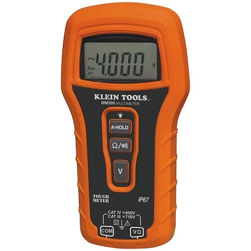 750V Auto Ranging Multimeter - 4000 Count LCD Display