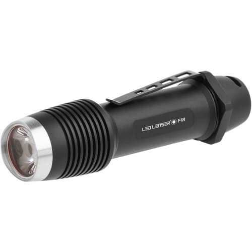 LED Lenser F1 Rechargeable Flashlight, Black