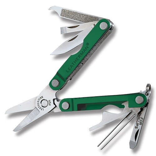 Stainless Steel Micra Multi-Tool, Green