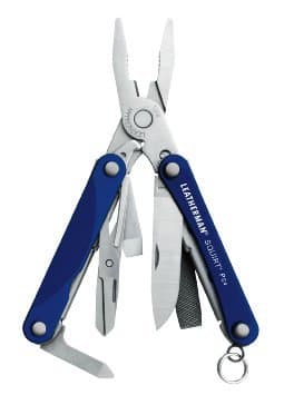 Leatherman Stainless Steel Squirt PS4 Multi-Tool, Blue