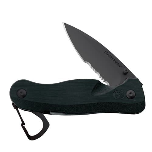 Leatherman Stainless Steel Crater C33X Knife, Black Oxide Finish