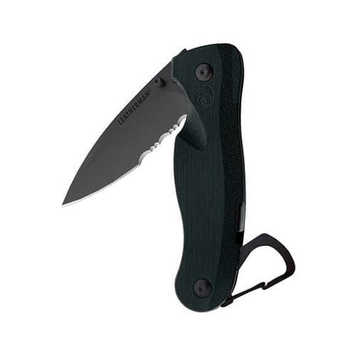 Leatherman Stainless Steel Crater C33LX Knife, Black Oxide Finish