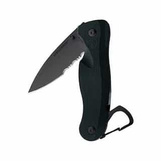 Stainless Steel Crater C33LX Knife, Black Oxide Finish