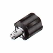 Black International DINSE Type Machine Plug Adapter, Male