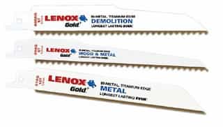 Lenox 6" x 3/4" x .035 14 TPI Gold Reciprocating Saw Blades