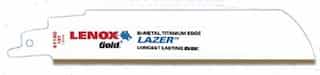 Lenox 6" 14 TPI HSS Bi-Metal Reciprocating Saw Blade