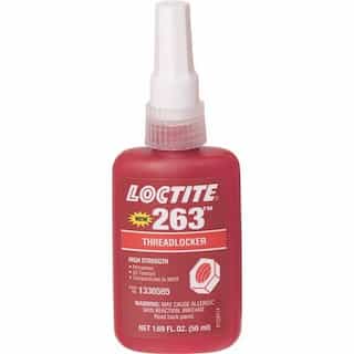 Loctite  50 ml Primerless 263 Red Threadlocker