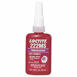 Loctite  50 mL 222MS Low Strength Threadlocker