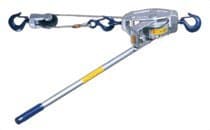 Lug-all Ton Cable Winch-Hoist with Latch Hook Medium Frame