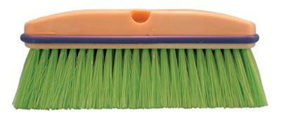 10" Green Flagged Plastic Vehicle Washing Brush