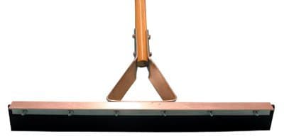 18" Straight Squeegee with Steel Bracket Handle