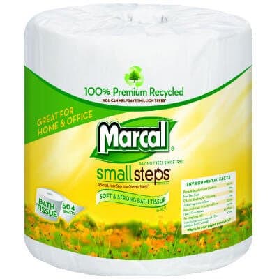 Marcal 2-Ply 100% Premium Recycled Bath Tissue