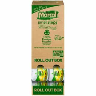Marcal Recycled, Roll-Out Convenience Pack Bathroom Tissue