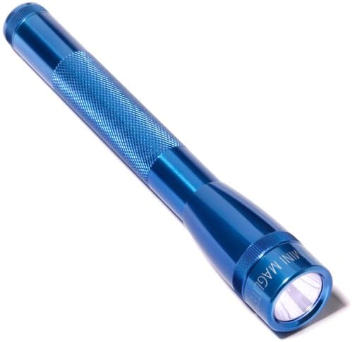 Blue Mini AA Flashlight