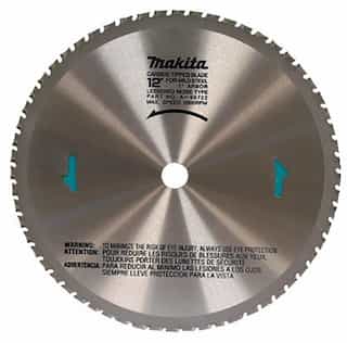 Makita 12"X60 Tooth Dry Cut Carbide-Tipped Metal Blade