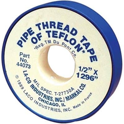 .5" X 260" PTFE Pipe Thread Tapes