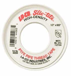 .5" X 600" Slic-Tite PTFE Thread Tape