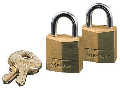 Master Lock No. 120 Solid Brass Master Padlocks