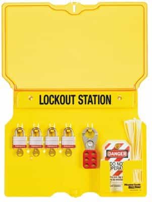 4-Lock Station Safety Series Lockout Stations