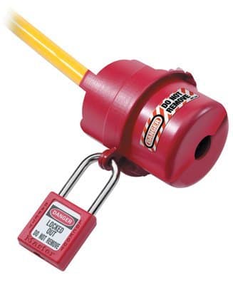 Master Lock 120 Volt Safety Series Rotating Electrical Plug Lockout