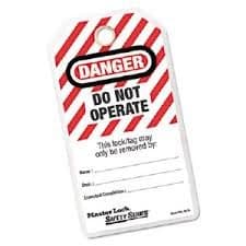 3" "Do Not Operate" I.D. Tags