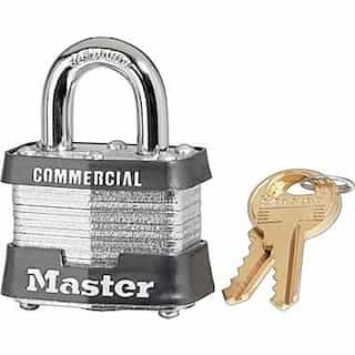 Master Lock 4 Pin Silver Laminated Safety Padlock