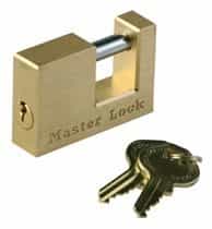 Master Lock 2" Solid Coupler Latch Lock