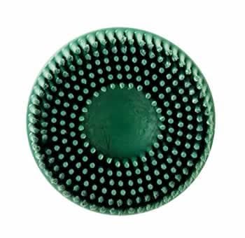 3" Green Abrasive Scotch-Brite Roloc Bristle Discs