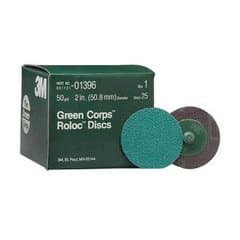 2" Abrasive Green Corps Roloc Grinding Coated-Polyester Discs