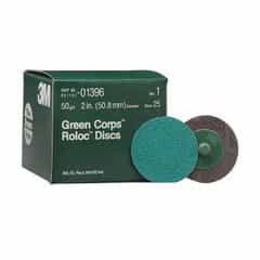 3M 2" Abrasive Green Corps Roloc Grinding Coated-Polyester Discs