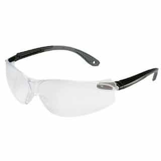 Virtua V4 Protective Glasses w/ Black/Gray Frame and Clear Anti-Fog Lens