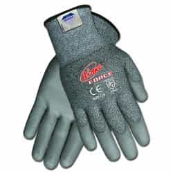 MCR Safety Ninja Force Polyurethane Coated Gloves, Extra Large, Gray