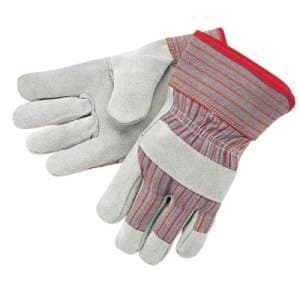 Extra Large Gunn Pattern Leather Palm Gloves
