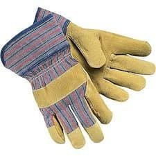 Large Grain Leather Palm Gloves