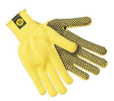 Memphis Glove Large Flame Resistant PVC Dotted Kevlar Gloves