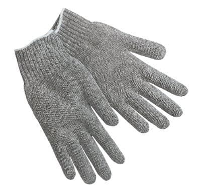 Large 7 Gauge Natural String Knit Gloves
