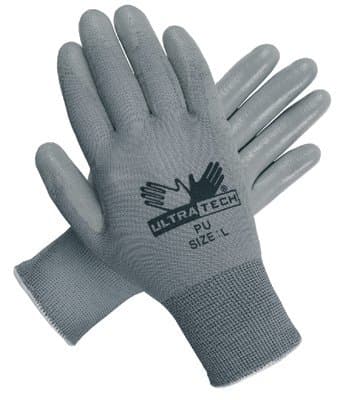 X-Large Gray UltraTech PU Coated Gloves