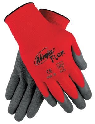 Memphis Glove Small 15 Gauge Ninja Flex Latex Coated Palm Gloves