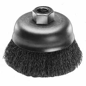 3 in. Arbor Hole Carbon Steel Wire Cup Brush