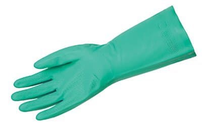 Size 10 Flocked Lining Unsupported Nitrile Gloves